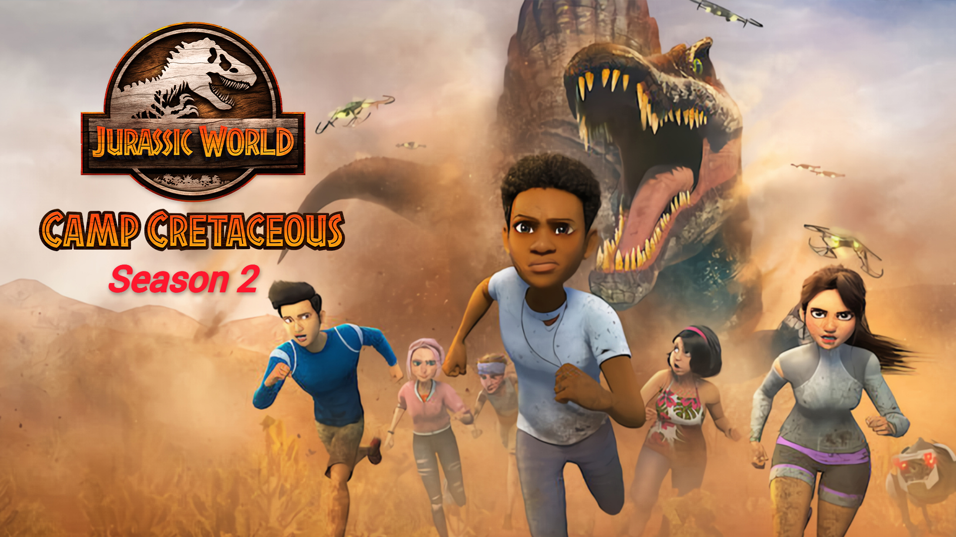 Jurassic World: Camp Cretaceous (2021) S02 Dual Audio {Hindi-English} WEB-DL 720p